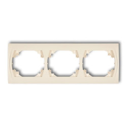 LOGO Ramka pozioma potrójna grafitowy 11LRH-3