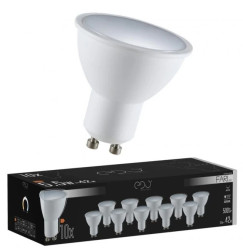 Zestaw 10x żarówka FARI LED GU10 5,5W 4000K neutralna NW 500lm 120st EDO777489 EDO