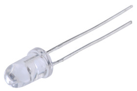 LED, THT, czerwona, 2-Pin, 2,1 V, 15 °, Broadcom