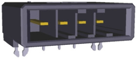 Wtyk PCB 4-pinowe raster: 5.08mm -rzędowe TE Connectivity Przewlekany 600.0 V.