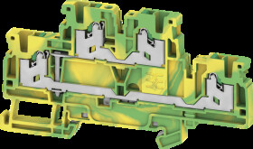 2902460000 Multi-tier protective conductor terminal block S2T SNAP IN, 2.5 