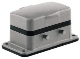 Surface mount housing, size B10, die-cast aluminum, cross bow locking, IP65, 1052430000