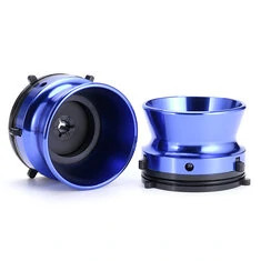 1 para 10-calowych Niebieskich Uniwersalnych Otwieraczy z aluminiową podstawą i adapterem na kołki NAB do Studer ReVox