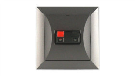 Opal Gniazdo Głośnikowe Kolumnowe Pojedyncze Grafit Gg-1 Op Gr