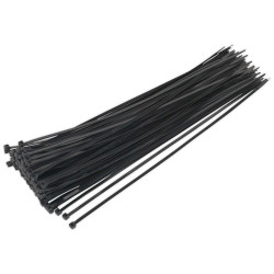 Sealey CT38048P100 Cable Ties 380 x 4.8mm Black Pack Of 100