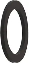 Sealing ring, M40, thickness 1.5 mm, CR rubber, black, for metal protective hoses, 166-50505