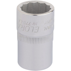 Elora 24400 11/16&quot; 1/2&quot; Square Drive Bi-hexagon Socket