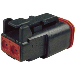 TE Connectivity DT06-2S-CE06 Connector: Housing, Contacts, Fuse Wedge