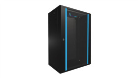 Szafa Rack Montowana Na Ścianie Extralink 18U 600X450 Czarna