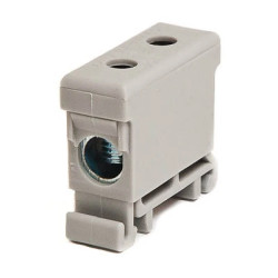 Złączka szynowa gwintowa al/cu 35mm2 szara WLZ-35P/35SZ