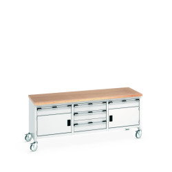 Stół warsztatowy szer. 750mm Tak Stół do przechowywania Blacha stalowa dł. 2000mm wys. 840mm