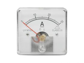 Miernik analogowy amperomierz kwadratowy mini 30 A