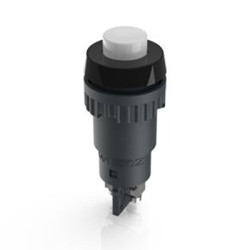 Podświetlany łącznik przyciskowy Chwilowy 1 NO średnica wycięcia 16.2mm Przewlekany RAFI