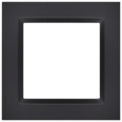 Ramka pojedyncza SIMON 10 czarna matowa Kontakt Simon CR1/49