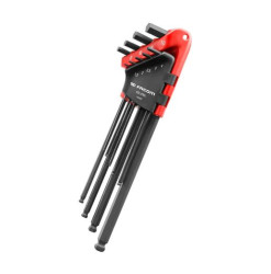 Zestaw kluczy imbusowych Jednostki metryczne Facom L 9 szt.