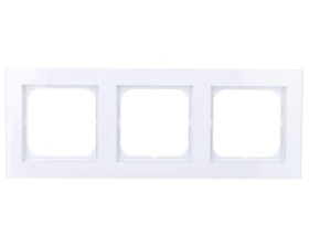 SONATA Ramka potrójna biała R-3R/00