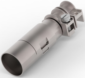 Pin contact insert, 4 pole, unequipped, crimp connection, T2580031154-000