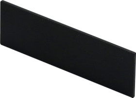 Base plate, PF, (L x H) 39 mm x 12.25 mm, black, for plastic module enclosure, A8140130