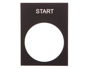 Etykieta, 30x40mm, czarny, START ZB2BY2303 /10 szt./