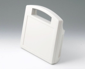 ABS enclosure, (L x W x H) 210 x 120 x 80 mm, gray white (RAL 9002), IP54, B4208107