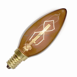 Węglowa E14 40W 230V B35 świeczka /Efekt Edison/ p Efekt Edison styl - świeczka E14 40W