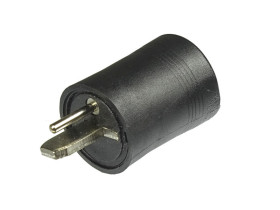 Wtyk głośnikowy skręcany na przewód