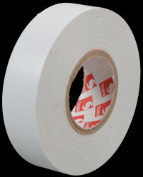 VDE insulating tape, 25 m, width: 19 mm, white