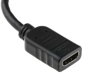 Kabel DisplayPort długość 150mm DisplayPort na HDMI B: HDMI A: Display Port RS PRO 1080p
