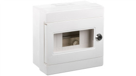 Rozdzielnica Modułowa Alfa 2 1X7 Modułów Zamek+Szyba Ip44 Alfa 2 Z Alfa 7S...