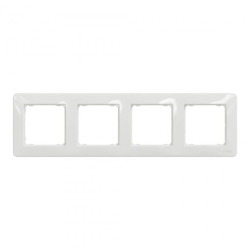 Ramka 4-krotna, biała, Sedna Design SDD311804