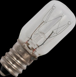 124580600 E12 T16x45, 220 - 260 V, 19 - 31 mA, 5 - 7 W, C5A, 2K hrs, clear