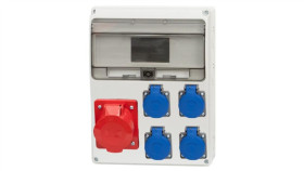 Rozdzielnica Lago 11M - Gniazda 16A 5P, 4X230v /11 Modułów/