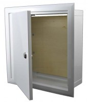 R594 Obudowa metalowa, podtynkowa, wymiary: 500 x 500 x 200 mm - tylna ścianka: sklejka