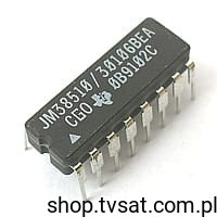 JM38510/30106BEA Hex D Flip-Flop DIP16C TI