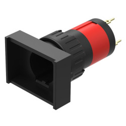 Element wykonawczy przycisku, Siłownik, do uzytku z: Urządzenia przełączające, Czarny