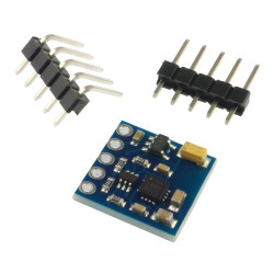 modQMC5883 - moduł z 3-osiowym cyfrowym magnetometrem (QMC5883)