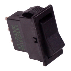 AS36S0100 APEM Black Miniature On-On Rocker Switch SPDT