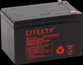 BTL 12-12 Rechargeable AGM battery, 12 V, 12 Ah