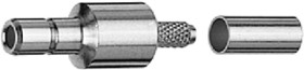 SMB plug 50 Ω, RG-188A/U, RG-174/U, KX-3B, RG-316/U, KX-22A, crimp/crimp, straight, 100027667