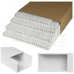 Listwa elektroinstalacyjna kanał kablowy BKK 20x10mm korytko z pokrywą KARTON=240m (120szt) NEKU