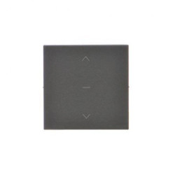 Simon 55 Klawisz pojedynczy do łącznika i przycisku roletowego: SZW1KM, SZP1KM Grafitowy mat TKZW1K/116