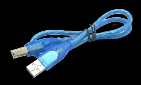 Opencircuit USB 2.0 cable type B 50cm blue