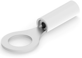 Insulated ring cable lug, 1.25-2.0 mm², AWG 16 to 14, 6.73 mm, M6, black, 325034