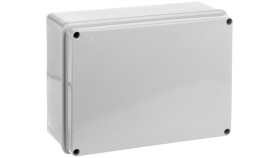 Puszka Natynkowa Gładka Z Pokrywą Seria 410 Ip56 190X110x70 Szara Ec410c6