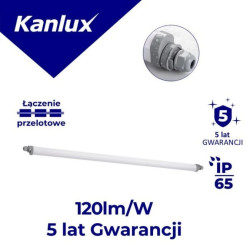 Oprawa hermetyczna LED TP SLIM TW N 50W-NW 6000lm 4000K IP65 natynkowa/zwieszana 5 lat Gwar. 38943