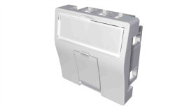 Plastron, L. Otworów: 1, Rj45, Prosty