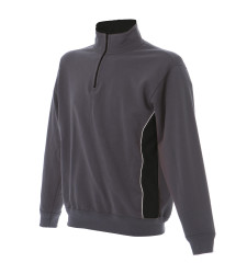 Sweter, 989559, Unisex, XL, XL, Czarny, szary, 20% Poliestru, 20% Bawełny