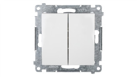 Simon 54 Łącznik Świecznikowy, Szybkozłącza, Biały Dw5.01/11