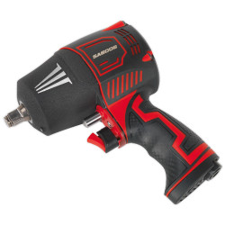 Sealey SA6006 Composite Air Impact Wrench 1/2&quot;Sq Drive Twin Hammer