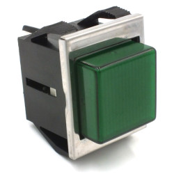 Przełącznik VS5611 podśw. ziel. guzikowy 3pin ON-OFF VITALCO